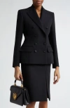 DOLCE & GABBANA TURLINGTON DOUBLE BREASTED WOOL BLEND BLAZER