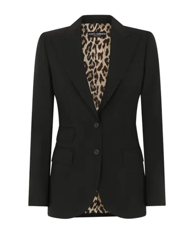 Dolce & Gabbana Dolce  Gabbana Turlington Single-breasted Blazer In Black