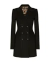 Dolce & Gabbana Wool And Cashmere Turlington Jacket In Black