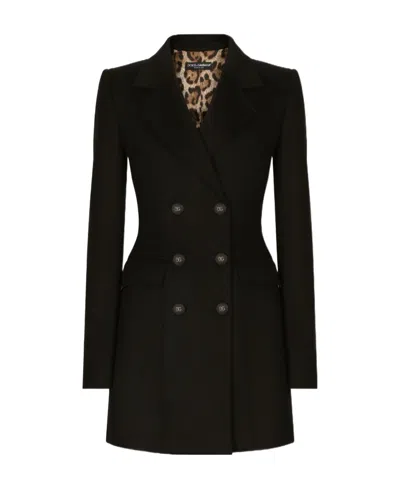 DOLCE & GABBANA DOLCE  GABBANA DOUBLE-BREASTED TURLINGTON JACKET