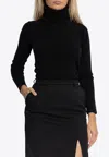 Dolce & Gabbana Turtleneck Cashmere Sweater In Black
