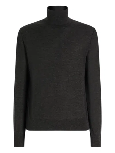 Dolce & Gabbana Cashmere Turtleneck Sweater Knitwear Grey In Gray