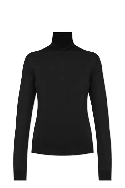 Dolce & Gabbana Turtleneck Knitted Jumper In Black