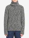 Dolce & Gabbana Chunky Knit Turtleneck Sweater In White