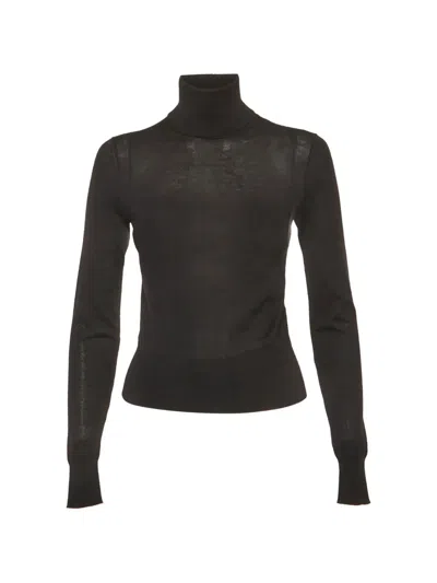 Pre-owned Dolce & Gabbana Turtleneck Sweater In Black