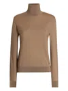 Dolce & Gabbana Cashmere Turtleneck Sweater Sweaters And Cardigans Beige In Brown