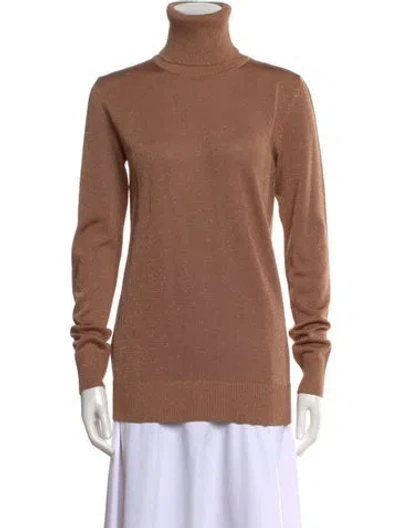 Pre-owned Dolce & Gabbana Turtleneck Sweater In Gold