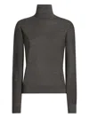Dolce & Gabbana Turtleneck Knit Pullover Long Sleeve Style In Gray