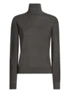 Dolce & Gabbana Turtleneck Knit Pullover Long Sleeve Style In Gray