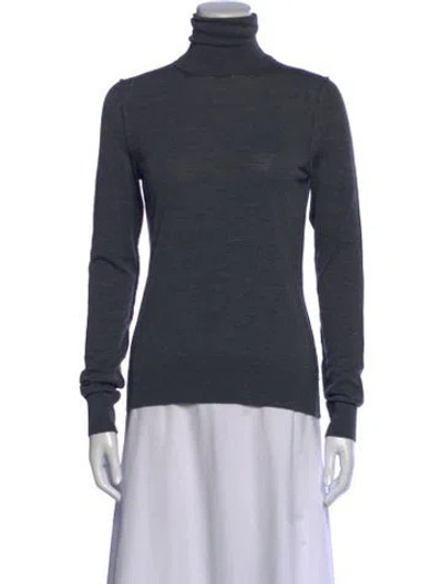 Pre-owned Dolce & Gabbana Turtleneck Sweater In Gray