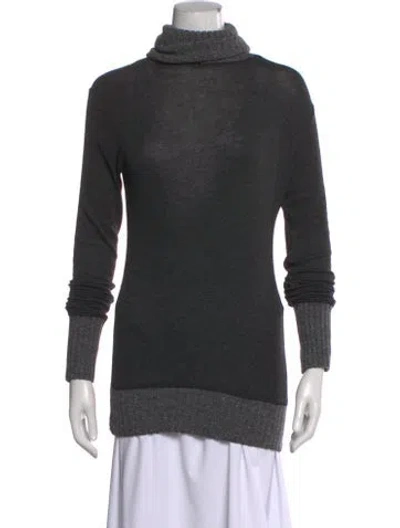 Pre-owned Dolce & Gabbana Turtleneck Sweater In Gray