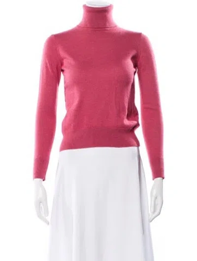 Pre-owned Dolce & Gabbana Turtleneck Sweater In Pink
