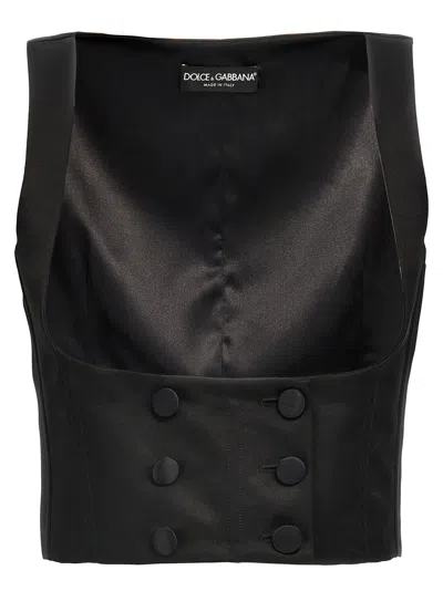 DOLCE & GABBANA DOLCE & GABBANA TUXEDO GILET