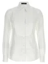 Dolce & Gabbana Formal Shirt With Bib Front Detail