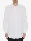 Dolce & Gabbana Slim Fit Long-sleeved Shirt In Stretch Cotton In White