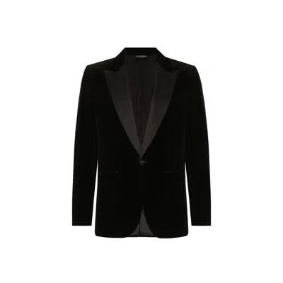 DOLCE & GABBANA DOLCE & GABBANA TUXEDO VELVET JACKET