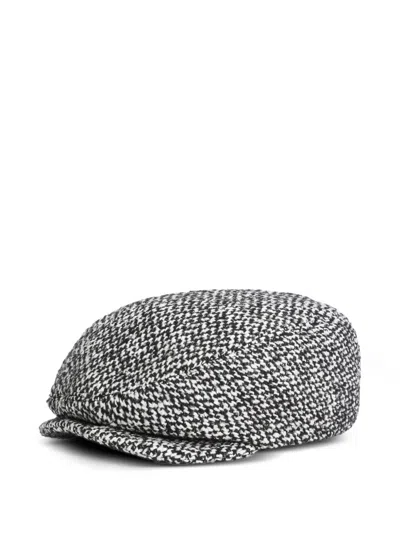 DOLCE & GABBANA TWEED BAKER BOY CAP