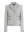 Dolce & Gabbana Lapel Long-sleeved Suit Jacket In Gray
