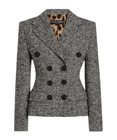 DOLCE & GABBANA TWEED BLAZER