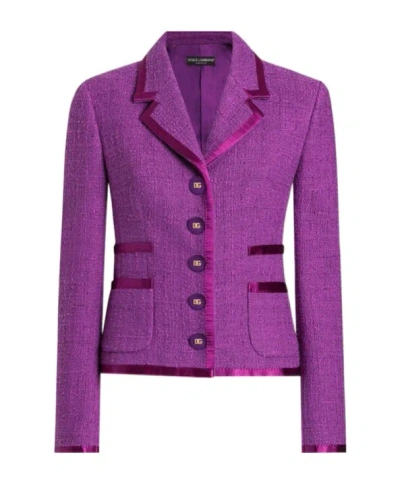 DOLCE & GABBANA TWEED BLAZER
