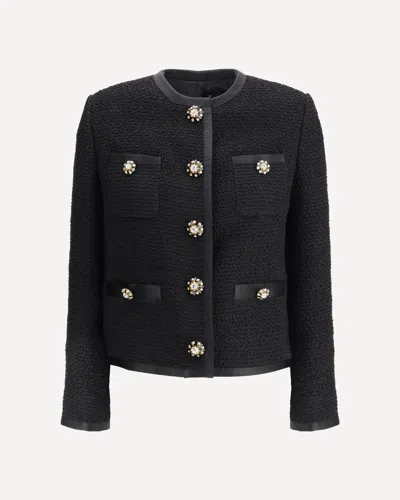 DOLCE & GABBANA TWEED BOUCLÉ SHORT JACKET