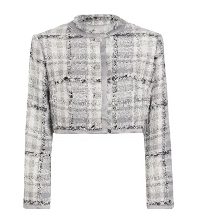 DOLCE & GABBANA TWEED CROPPED RASCHEL JACKET
