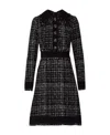 Dolce & Gabbana Tweed Mini Dress In Black