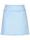 Dolce & Gabbana Light Blue A-line Mini Skirt
