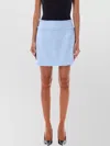 Dolce & Gabbana Light Blue A-line Mini Skirt