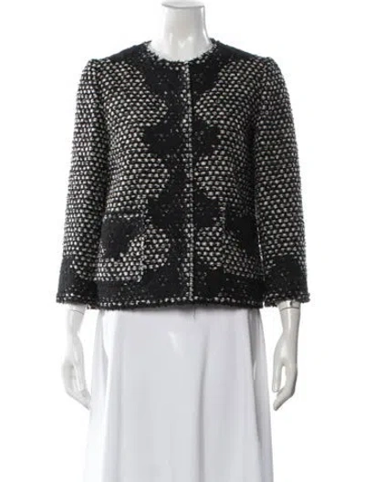 Pre-owned Dolce & Gabbana Tweed Pattern Jacket In Multi
