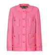 Dolce & Gabbana Wool-blend Tweed Jacket