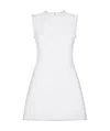 Dolce & Gabbana Tweed Sleeveless Minidress In White
