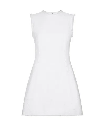DOLCE & GABBANA DOLCE  GABBANA RASCHEL TWEED MINI DRESS