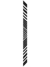 Dolce & Gabbana Striped Silk Headscarf In Black  