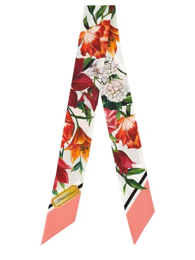Dolce & Gabbana Twill Bandeau In Orange