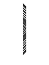 Dolce & Gabbana Striped Silk Headscarf In Negro