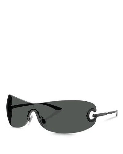 Dolce & Gabbana Twist Mania Butterfly Sunglasses, 141mm In Black