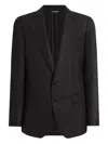Dolce & Gabbana Two-button Notch-lapel Jacket In Black