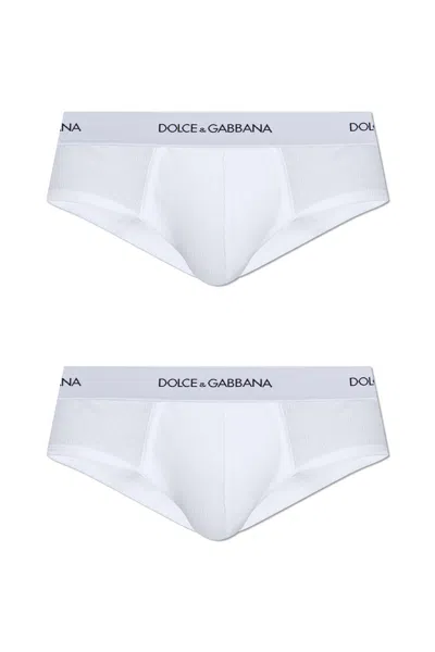 Dolce & Gabbana Two-pack Of Briefs In White