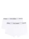 Dolce & Gabbana Two-pack Stretch Cotton Regular-fit Boxers In White