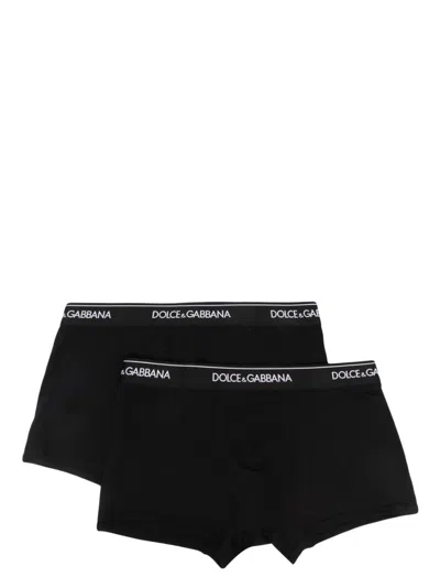 DOLCE & GABBANA TWO-PACK STRETCH COTTON REGULAR-FIT BOXERS