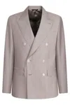 Dolce & Gabbana Two-piece Wool Suit In Gray