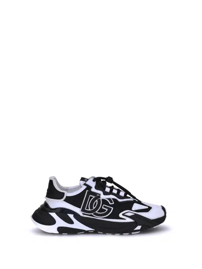 Dolce & Gabbana Two-tone Sneakers In Black