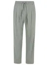 Dolce & Gabbana Two-tone Virgin Wool Trousers Men In Gray