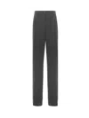 Dolce & Gabbana Two-way Stretch Wool Trousers In Black