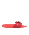 Dolce & Gabbana Twotone Lace Shoes In Red