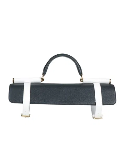 Dolce & Gabbana Two-tone Single-shoulder Bag In Blue