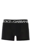 Dolce & Gabbana Bipack Logo Regular Boxer In Black