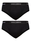 Dolce & Gabbana Underwear Briefs Bi Pack In Black