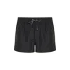 Dolce & Gabbana Logo-embroidered Drawstring Swim Shorts In Black